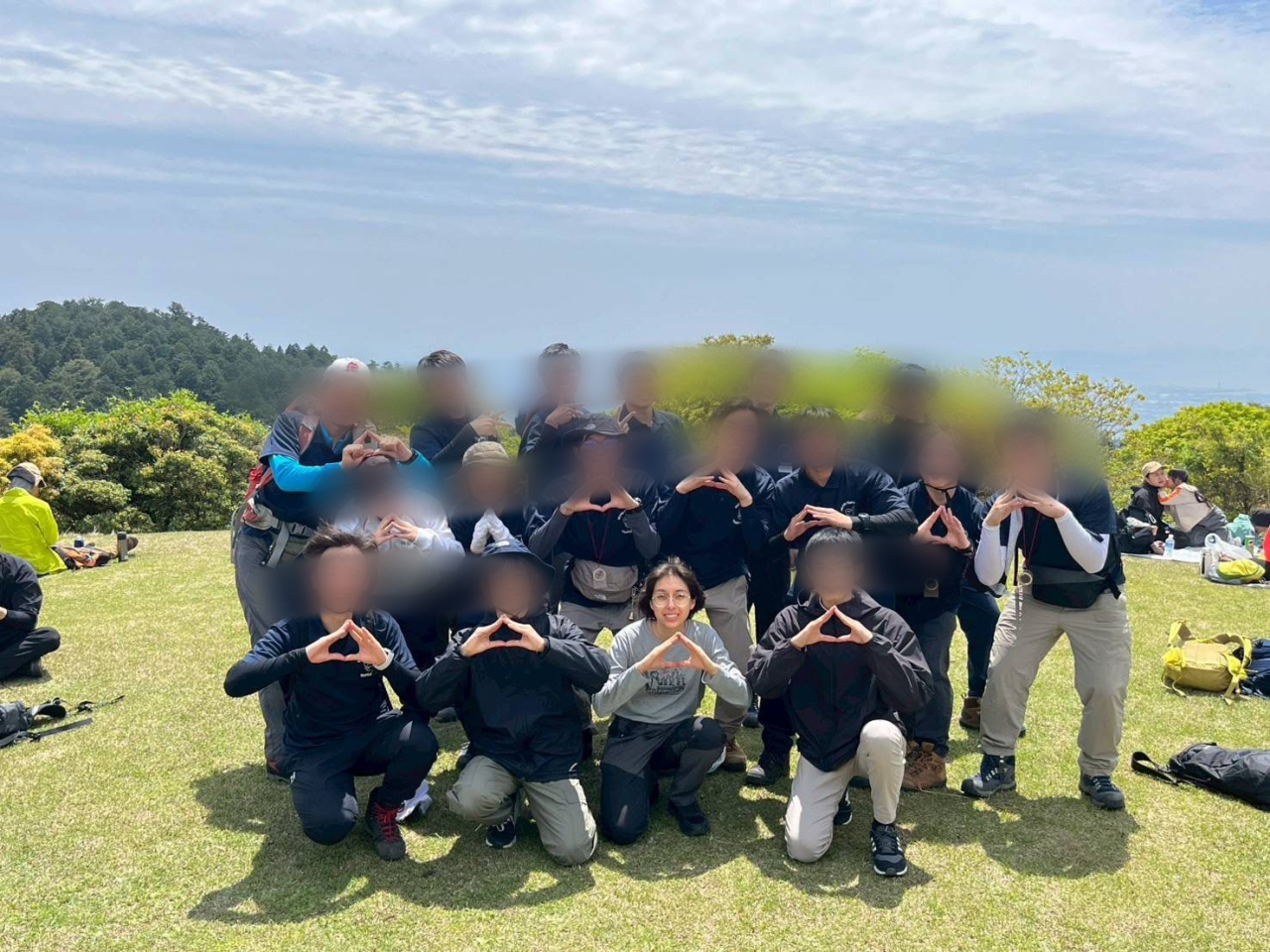 【早速届いた留学生の様子】